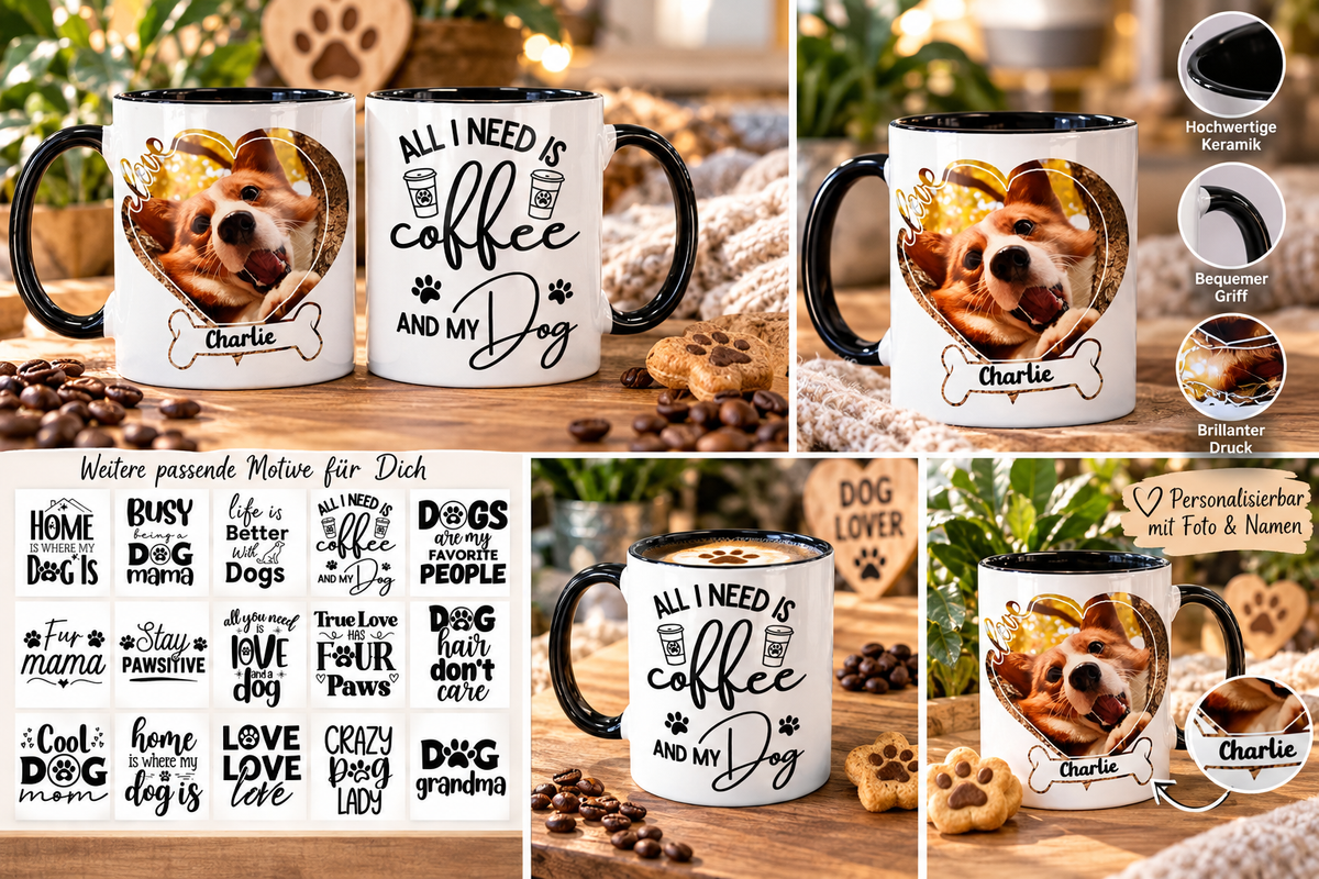 🐾☕ Die perfekte Tasse für Hundeliebhaber! ❤️