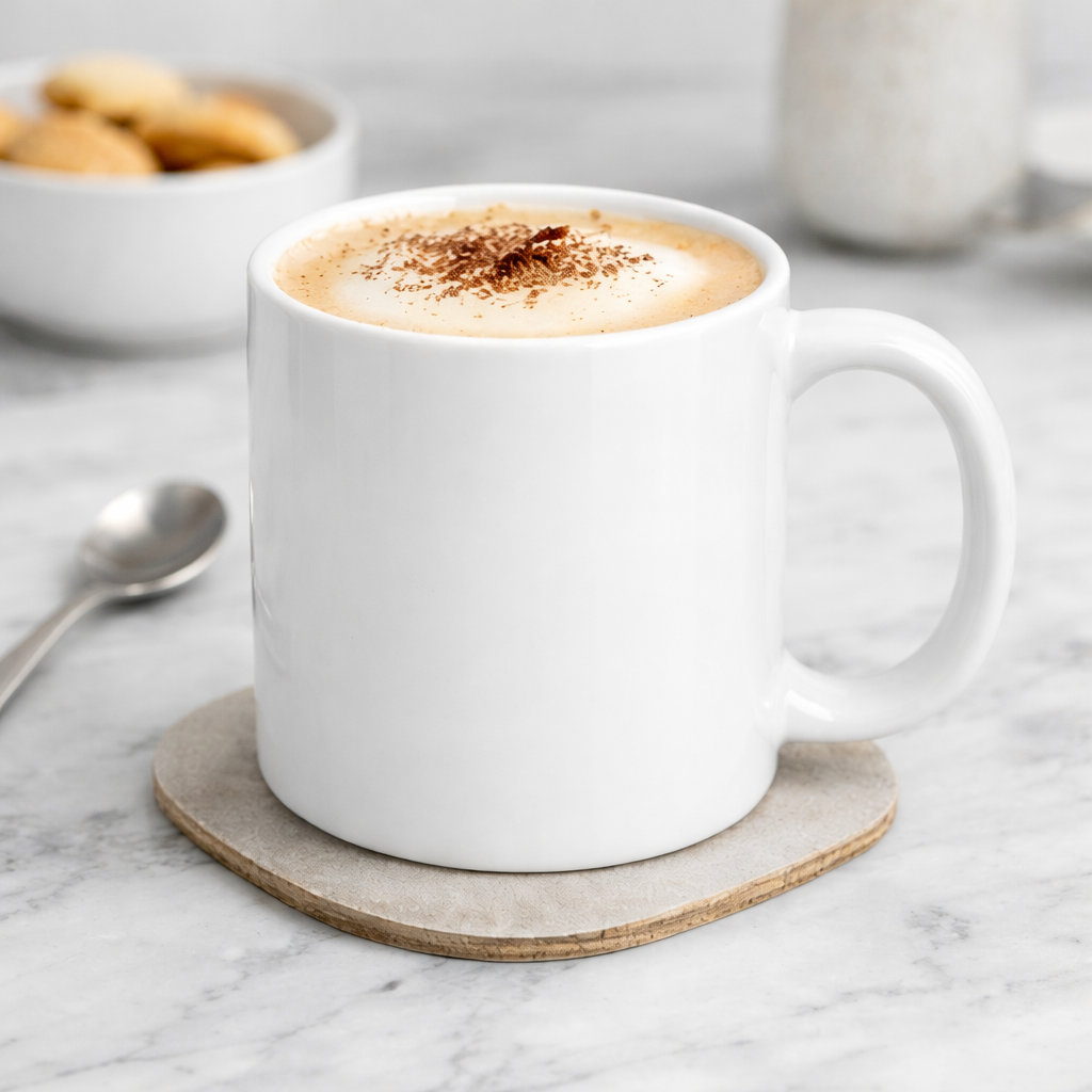 Personalisierte Keramiktasse – Weiß 450 ml