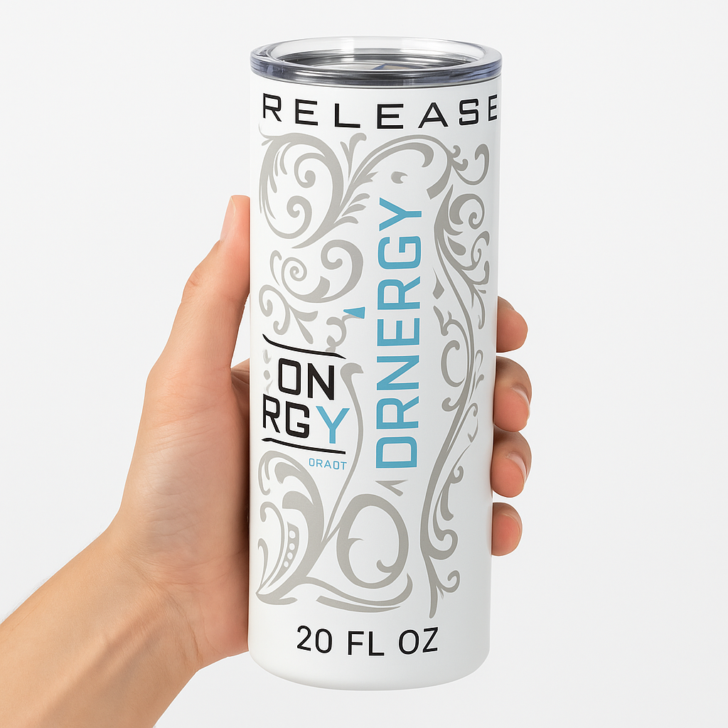 Tumbler – Monster Energy Drink Style | 20oz Thermobecher, Zero Sugar Design