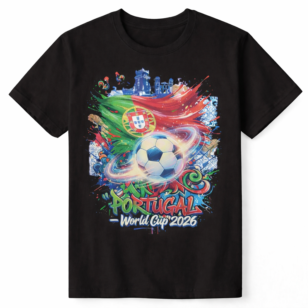 🏆 WM 2026 T-Shirt – Portugal