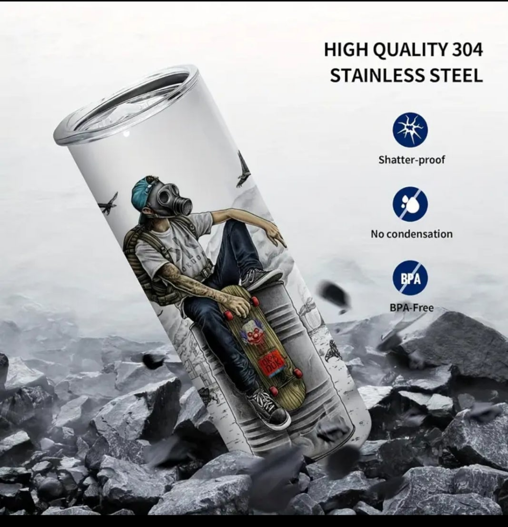 Tumblers 20 Oz French Bulldoge