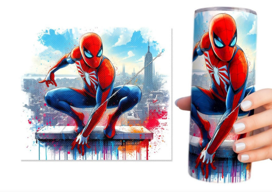 Spider Hero Edelstahl Tumbler 20oz – Superhelden Design | Doppelwandig | Perfekt für unterwegs