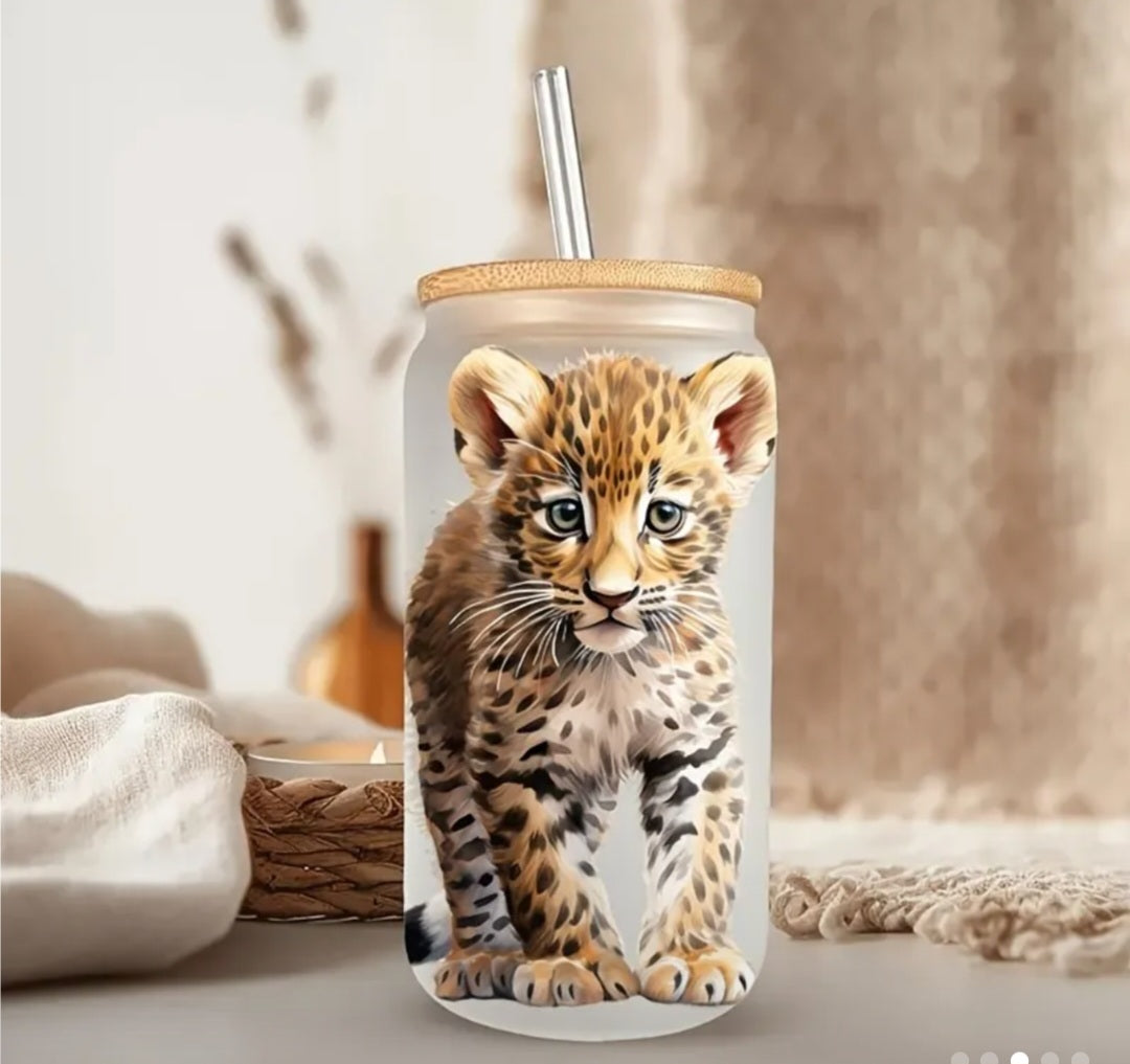 Glas Trinkbecher