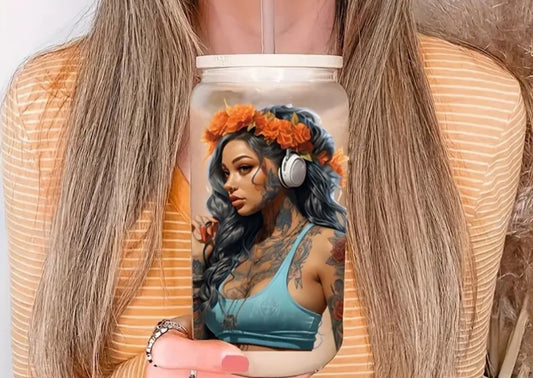 Glas Trinkbecher