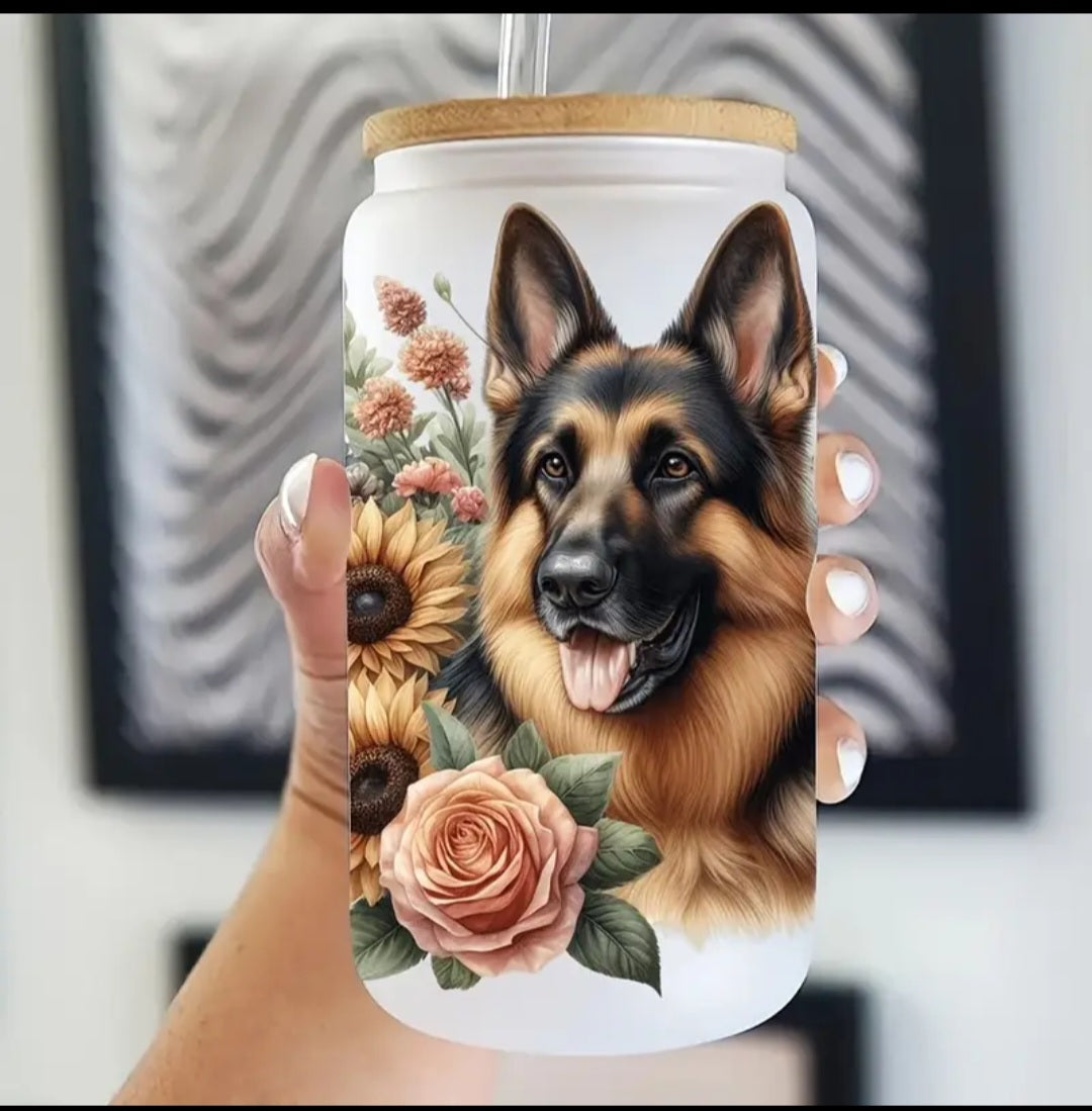 Glas Trinkbecher