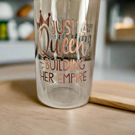 Glas Trinkbecher