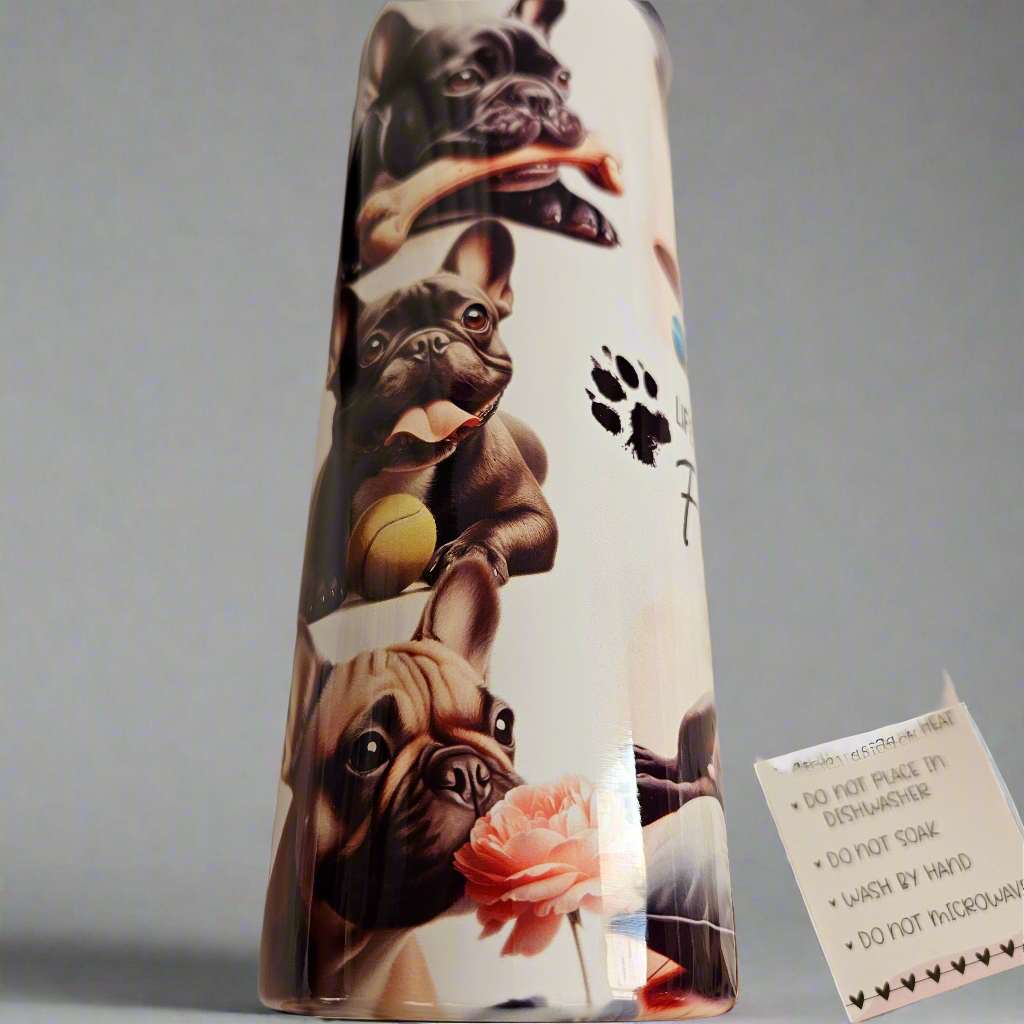 Tumblers 20 Oz French Bulldoge