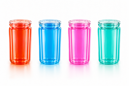 🌟 Snow Globe Becher "Glow in the Dark" – Doppelwandig & personalisierbar