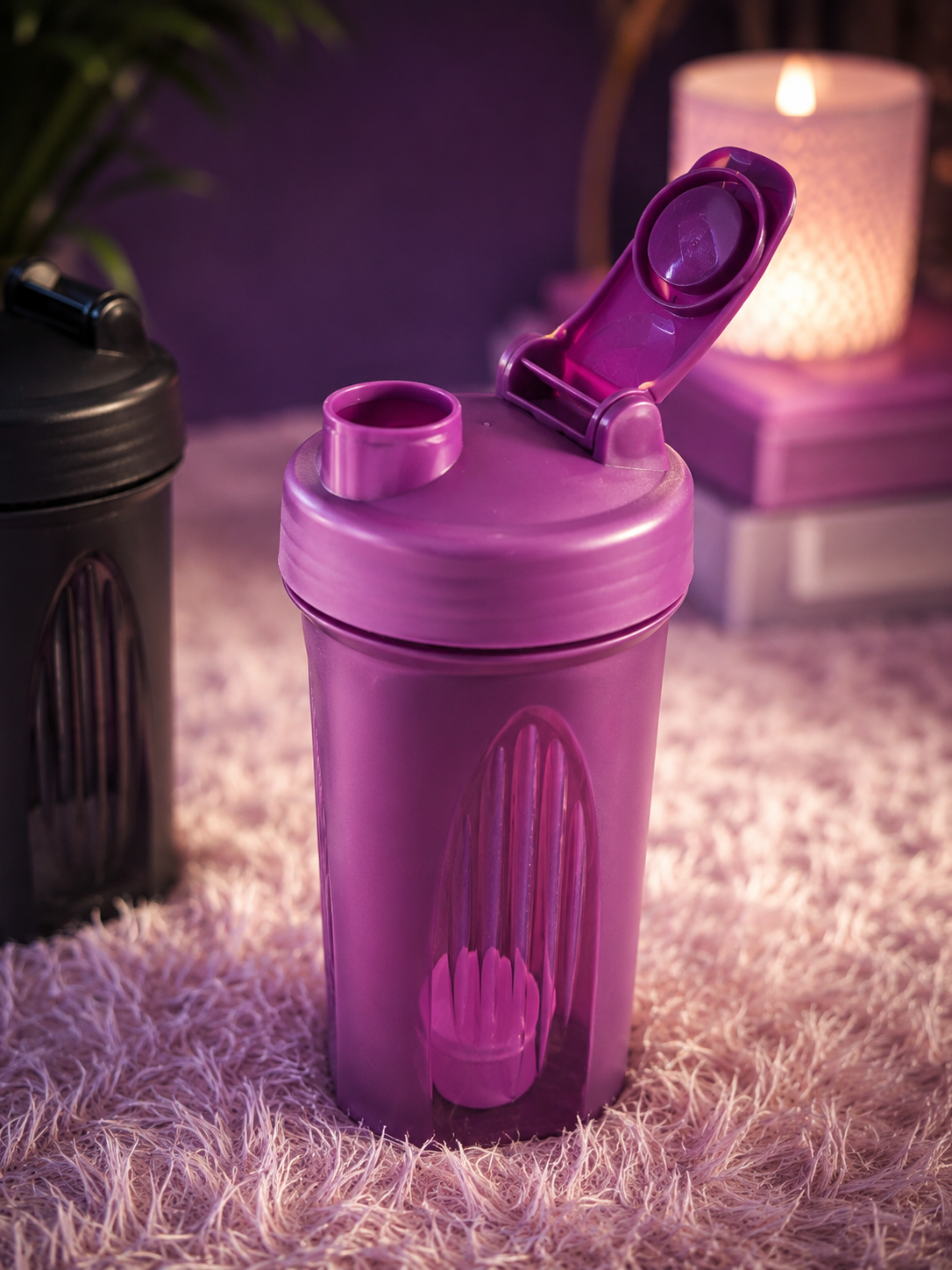 Protein Shaker Becher mit Mischball – 400 ml