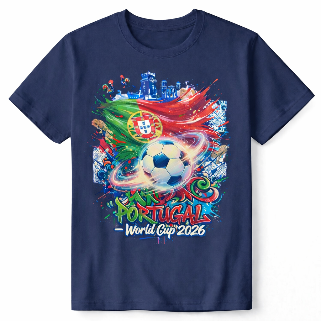 🏆 WM 2026 T-Shirt – Portugal