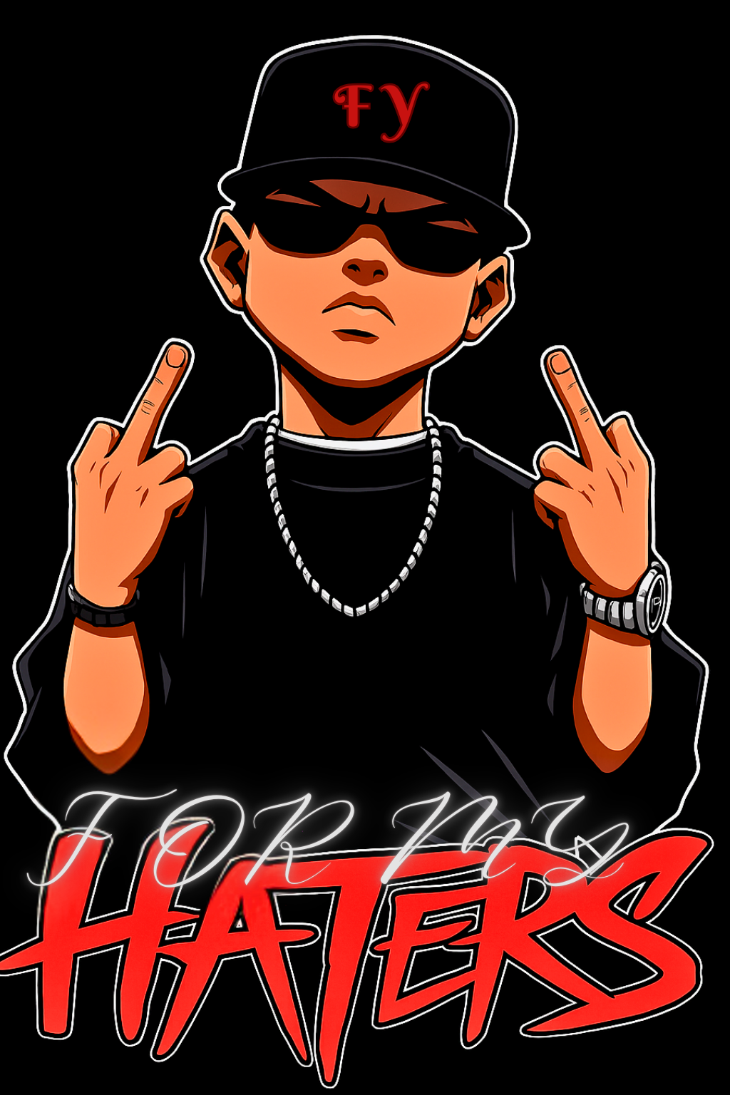 Vorverkauf 👀📌 Tshirts Damen und Herren mit Sublimationsdruck- For  my HATERS "