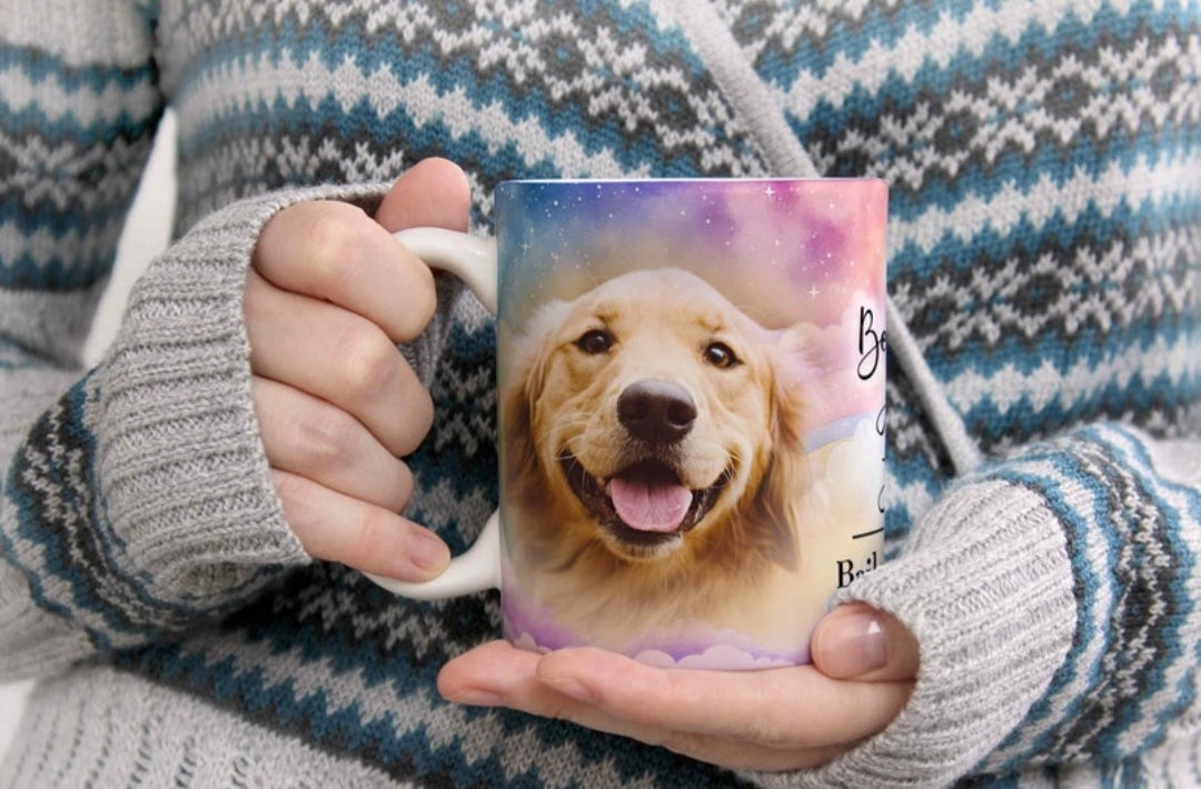 🐾🌈 Für immer im Herzen – Deine persönliche Erinnerungstasse ❤️