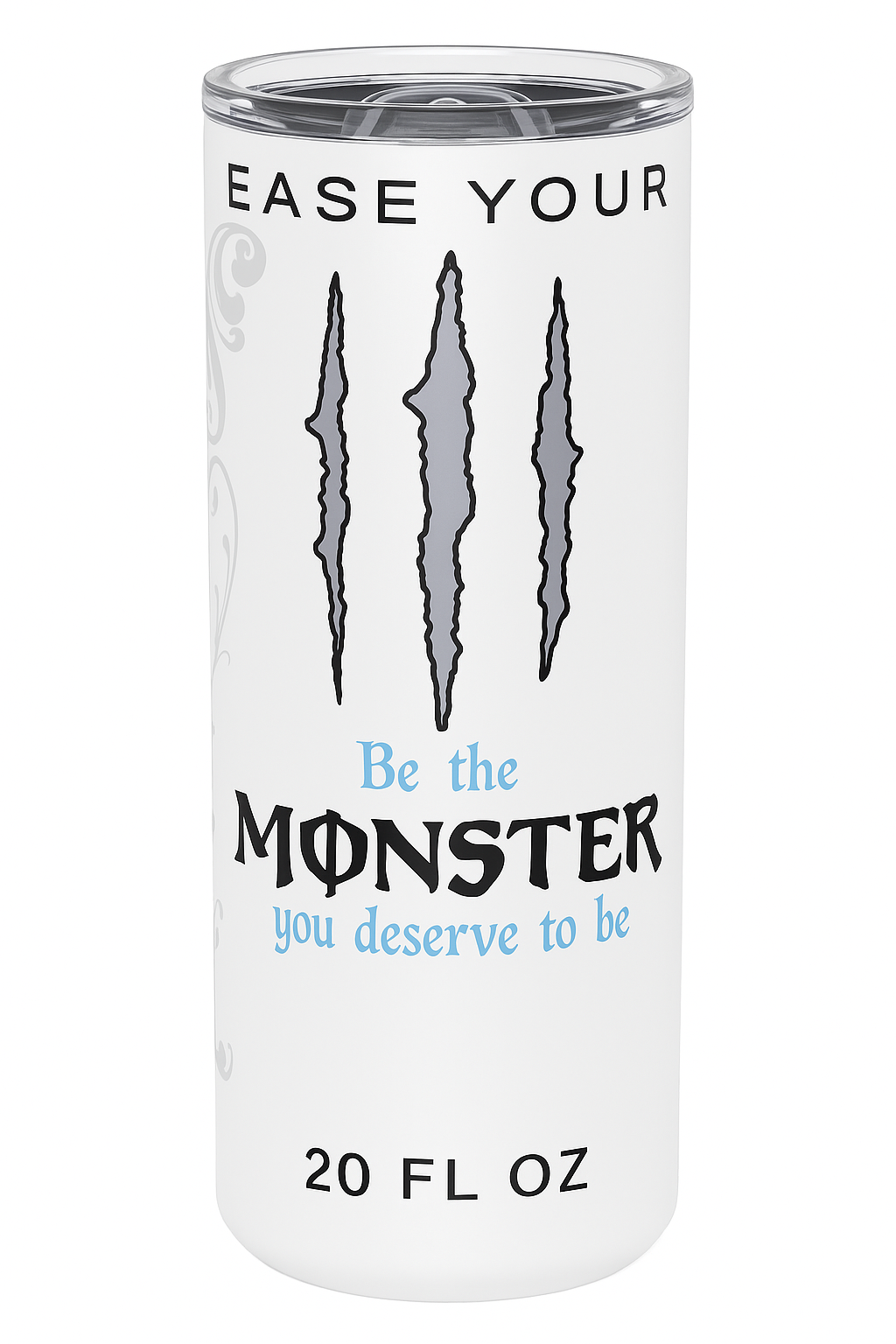 Tumbler – Monster Energy Drink Style | 20oz Thermobecher, Zero Sugar Design