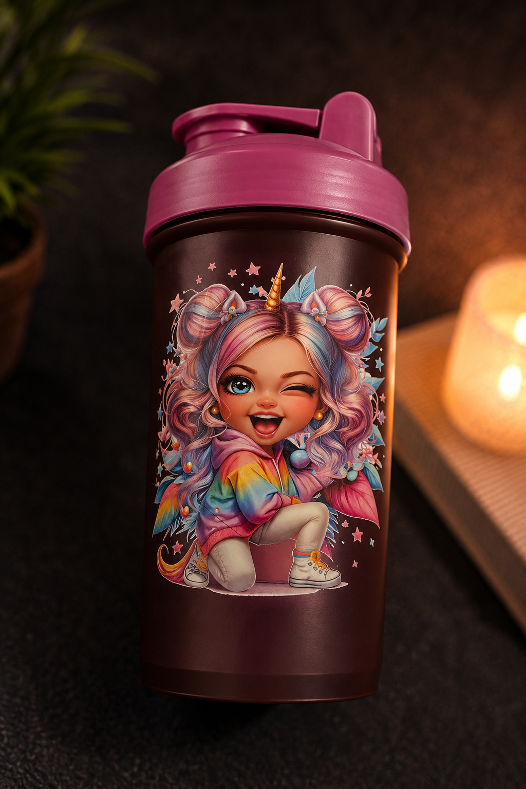 Protein Shaker Becher mit Mischball – 400 ml