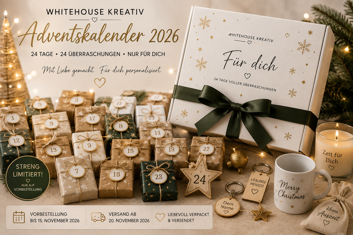 🎄 Whitehouse Kreativ Adventskalender 2026 🎁