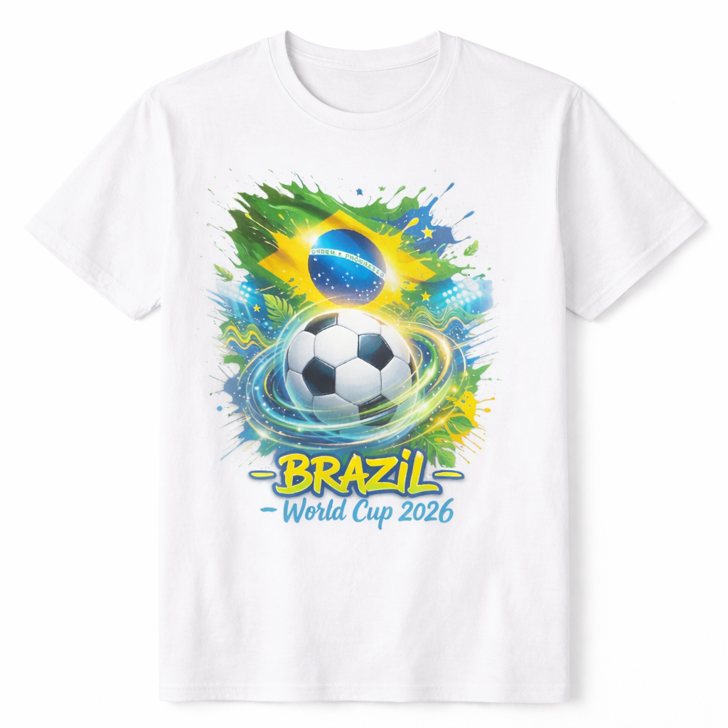 🏆 WM 2026 T-Shirt – Brasilien