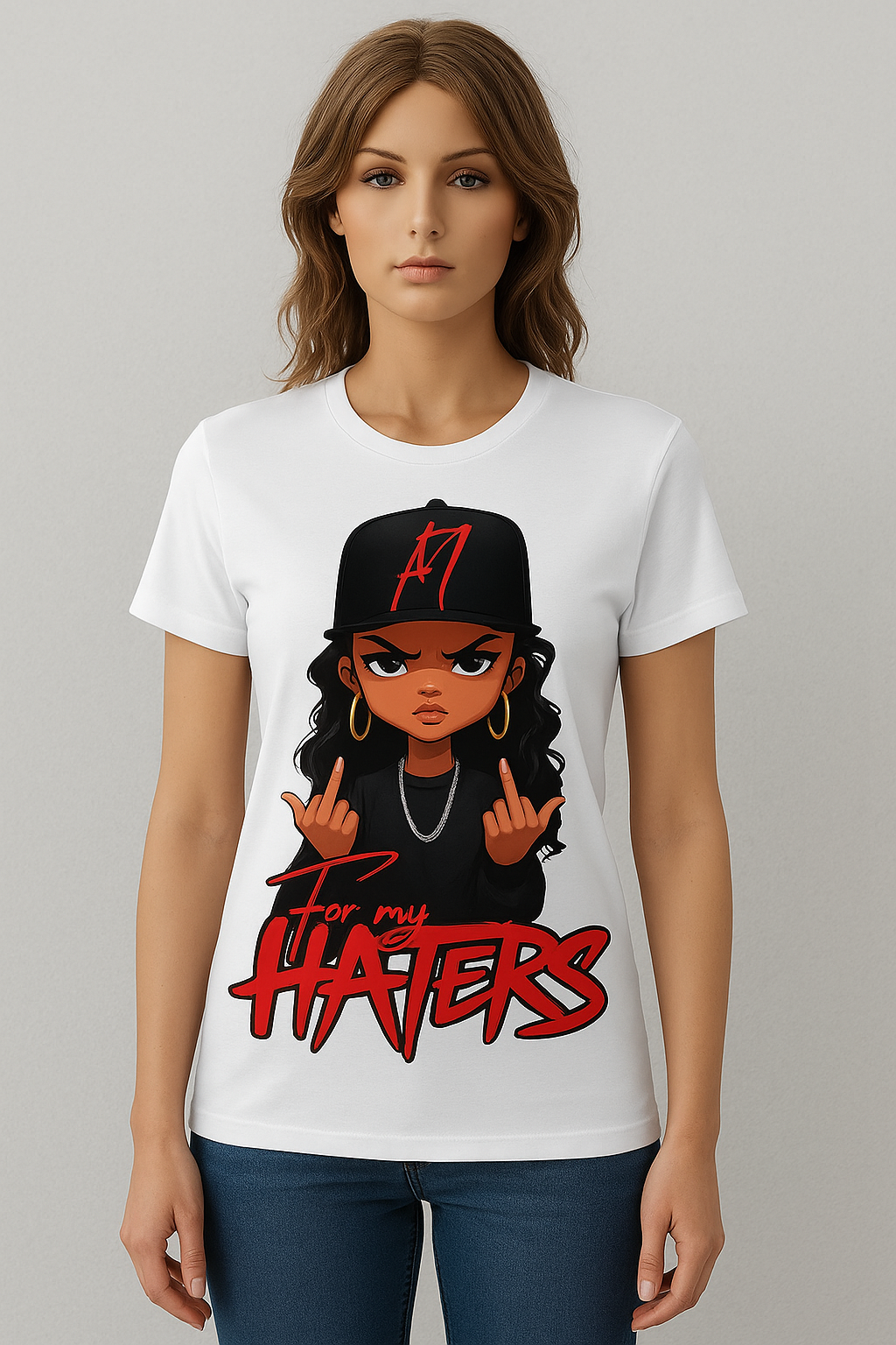 Vorverkauf 👀📌 Tshirts Damen und Herren mit Sublimationsdruck- For  my HATERS "