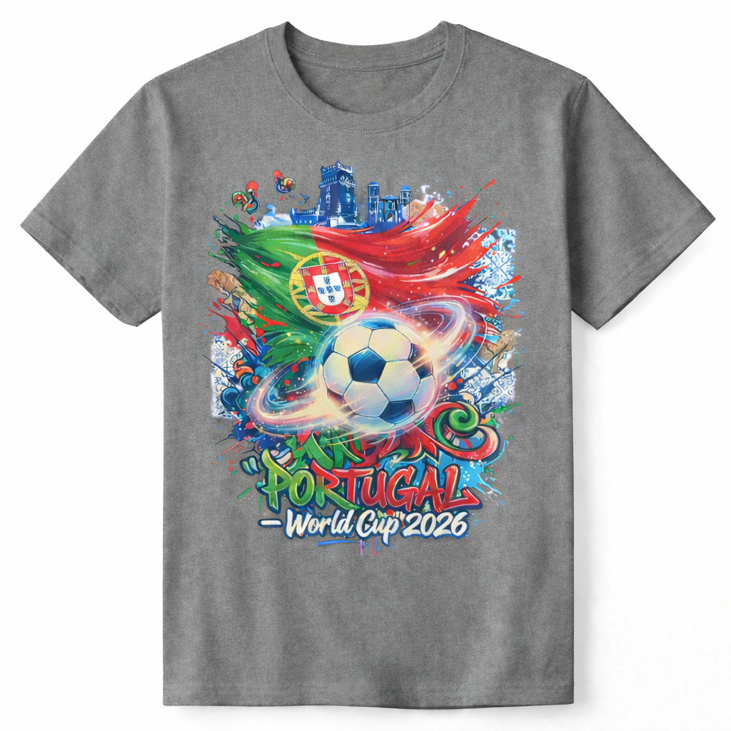🏆 WM 2026 T-Shirt – Portugal