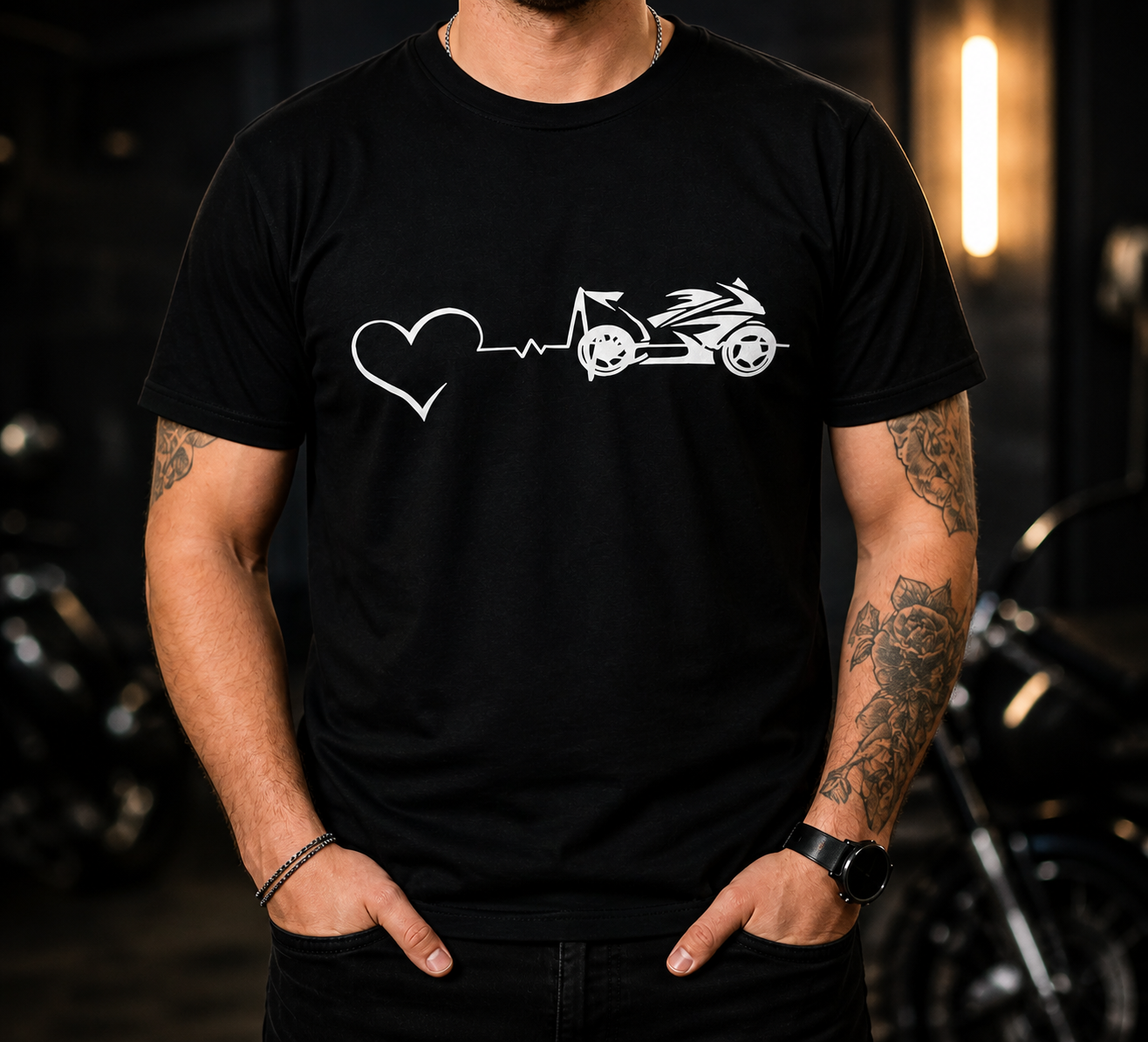 🏍️ Töff T-Shirt „Ride Or Die“ – Whitehouse Kreativ