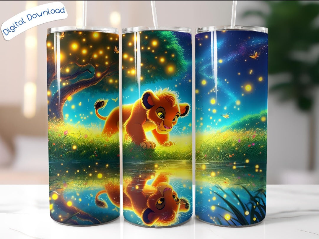 Magischer Löwen-Tumbler – 20 oz 🦁✨