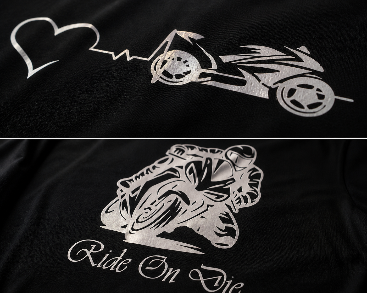 🏍️ Töff T-Shirt „Ride Or Die“ – Whitehouse Kreativ