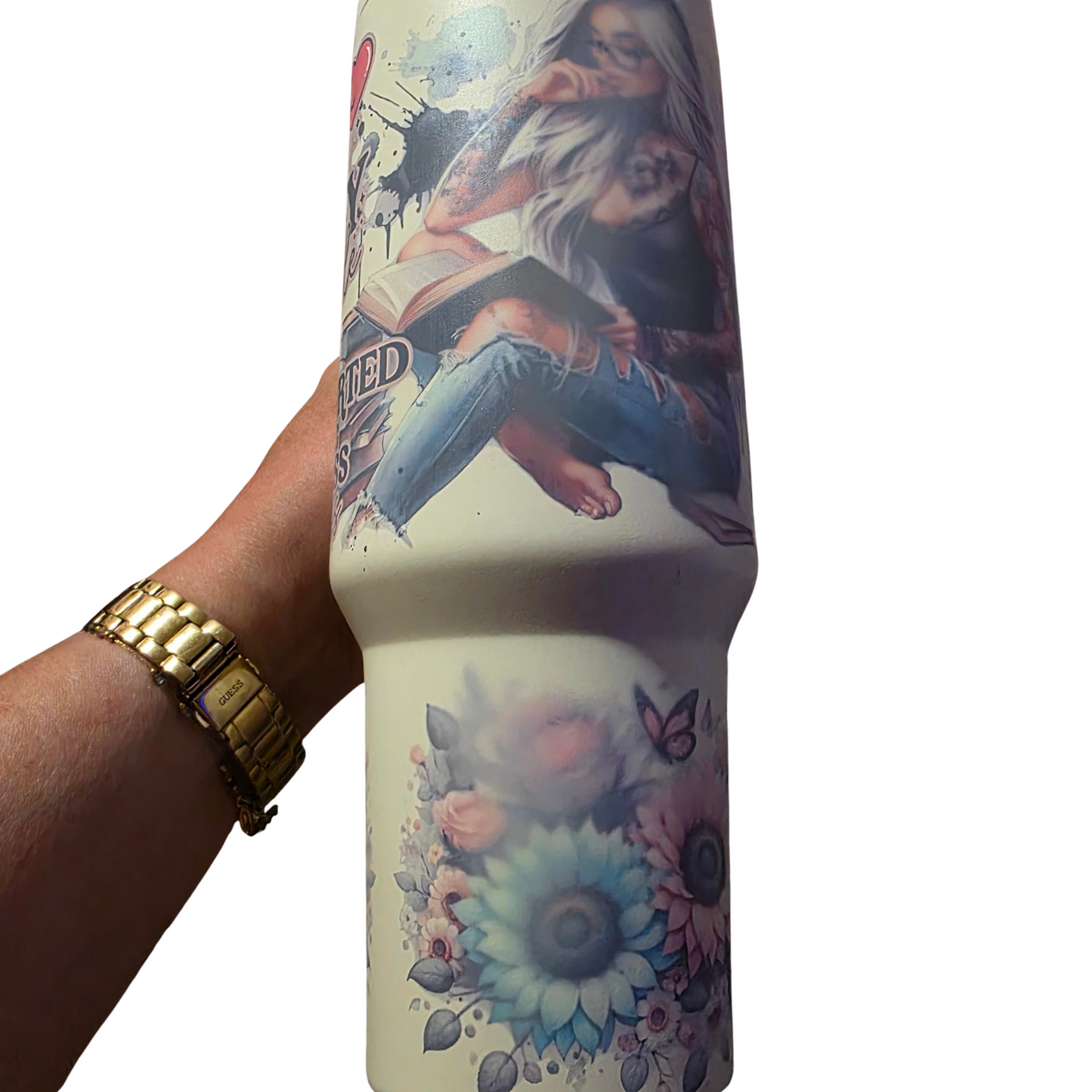 40oz Premium Trinkbecher mit Henkel – „Smutty Book Club“ Edition