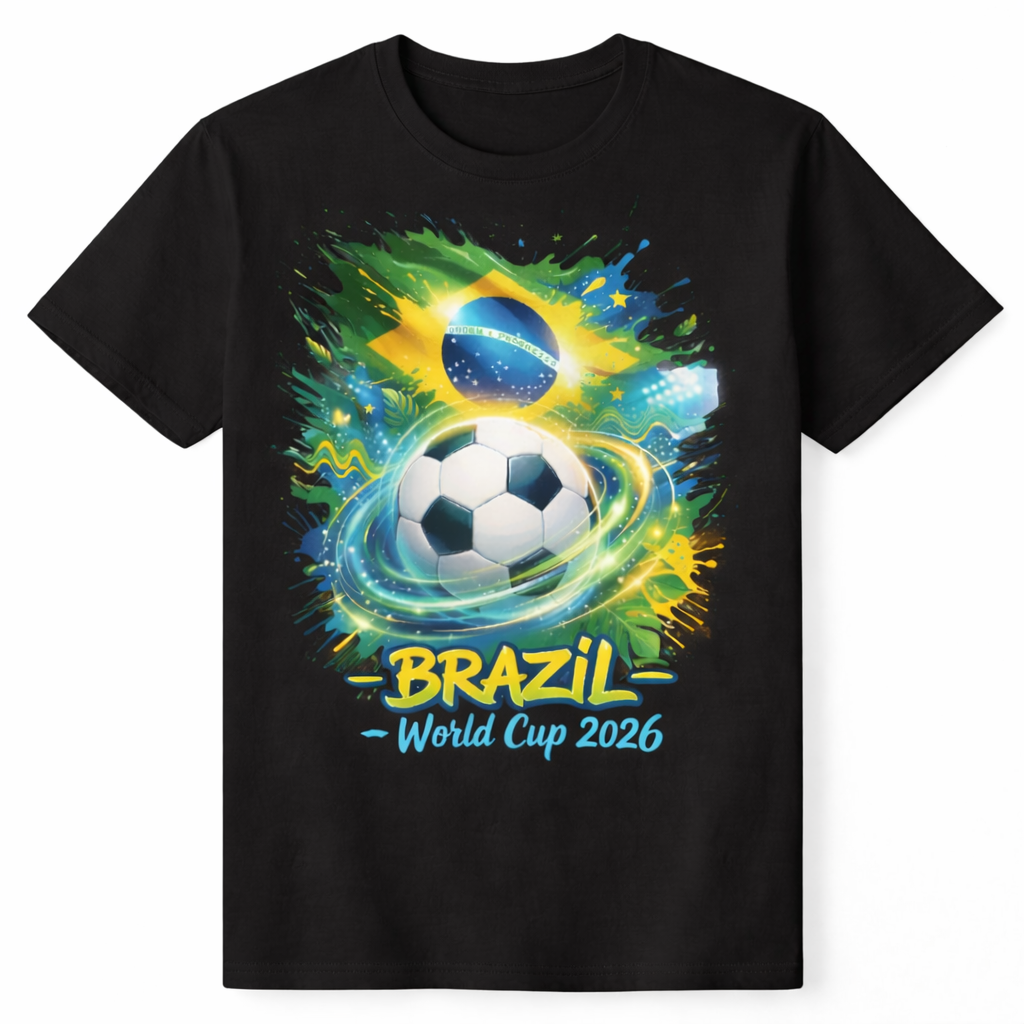 🏆 WM 2026 T-Shirt – Brasilien