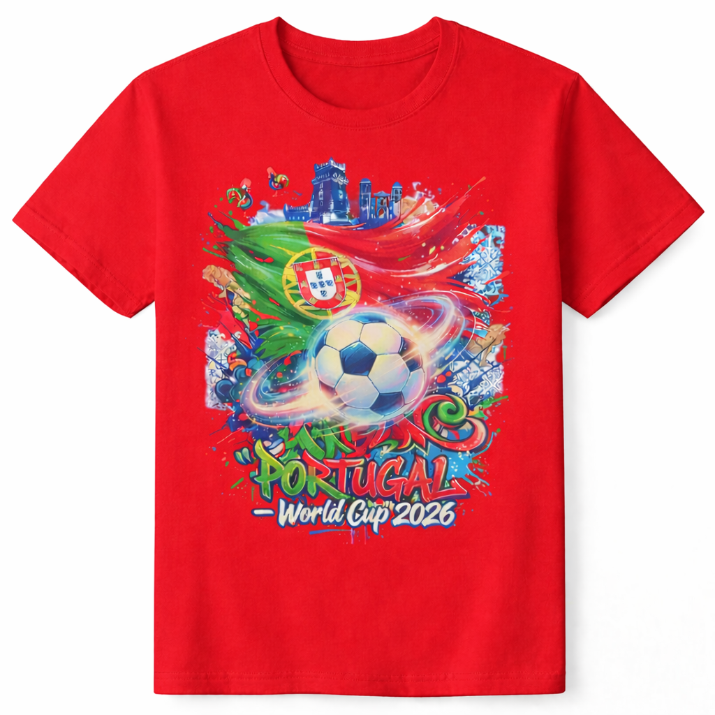 🏆 WM 2026 T-Shirt – Portugal