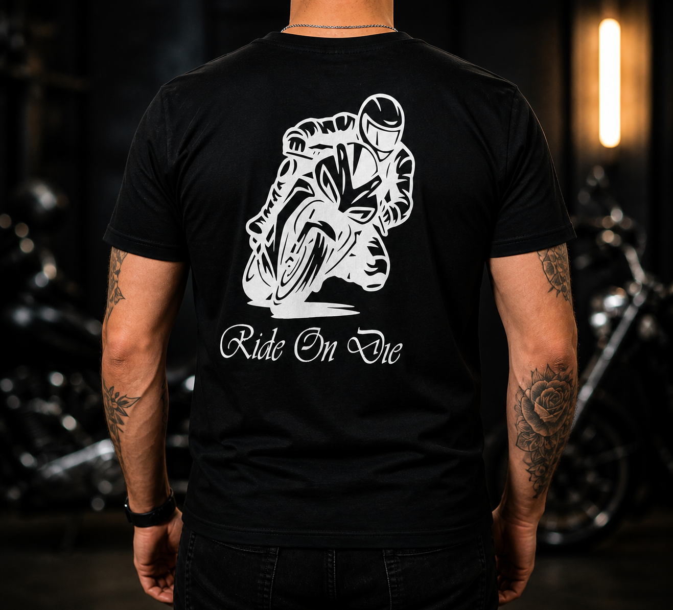🏍️ Töff T-Shirt „Ride Or Die“ – Whitehouse Kreativ