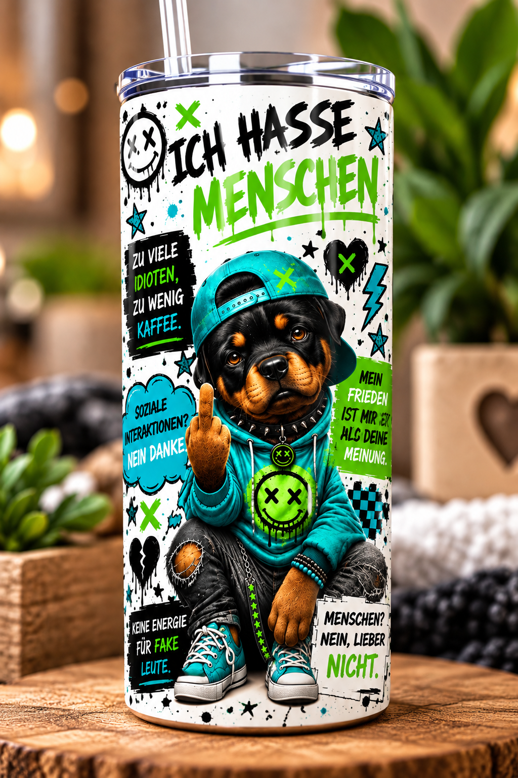 🐾 Thermobecher «Ich hasse Menschen» – 599 ml