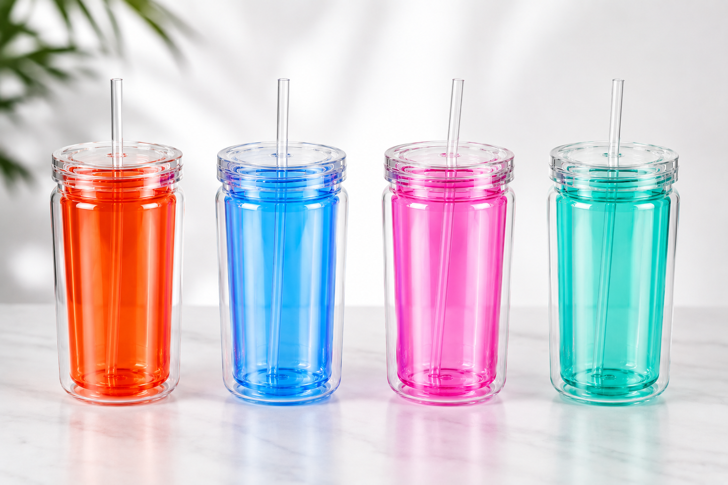 🌟 Snow Globe Becher "Glow in the Dark" – Doppelwandig & personalisierbar